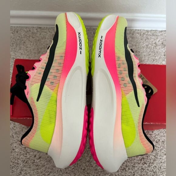 Nike Zoom Fly 5 PRM Ekiden Kipchoge Green Volt Pink - Picture 7 of 9